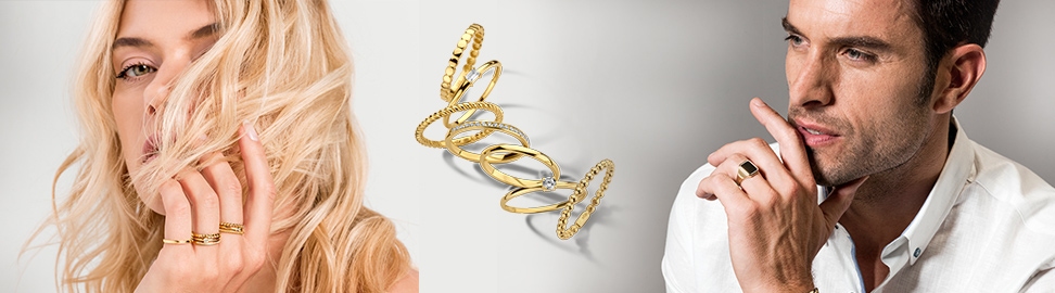 Geelgouden ringen