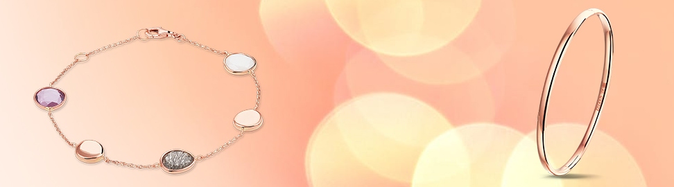 Roségouden armbanden