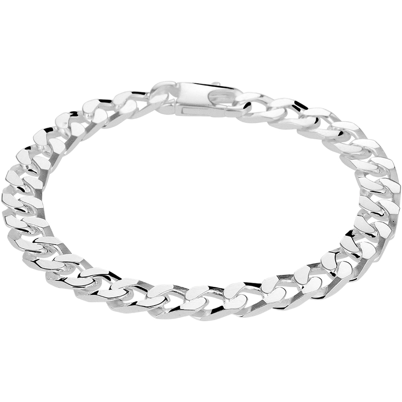 Treasure Collection TC-881487 Zilveren gourmet heren armband 7,5 mm