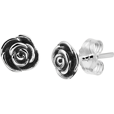 Treasure Collection TC-44867 Zilveren oorknoppen roos 6,3x6,3 mm