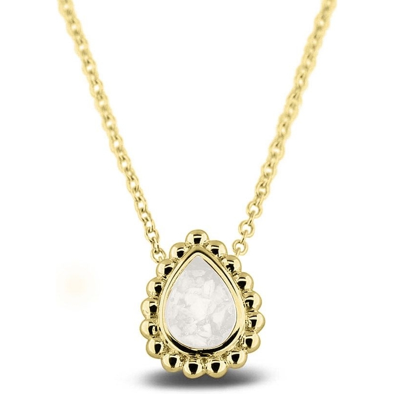 See You 131-S-14Y 14k gouden ketting moedermelk hanger