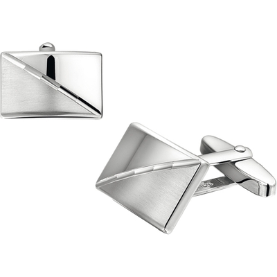 Treasure Collection TC-23310 Zilveren manchetknopen gediamanteerd 