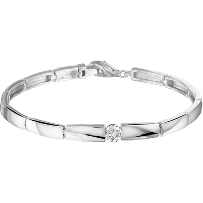 Treasure Collection TC-39488 Zilveren armband choker met zirkonia
