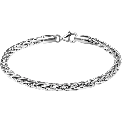 Treasure Collection TC-39074 Zilveren armband met palmier schakel