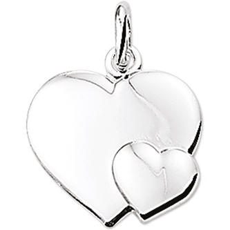Treasure Collection TC-42587 Zilveren hanger hartjes