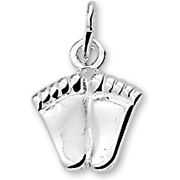 Treasure Collection TC-43114 Zilveren bedel voetjes