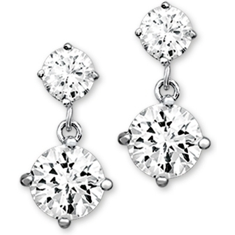 Treasure Collection TC-42399 Zilveren oorhangers zirkonia