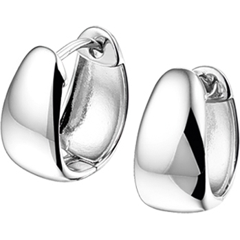 Treasure Collection L769 Zilveren klapcreolen 13,5 mm