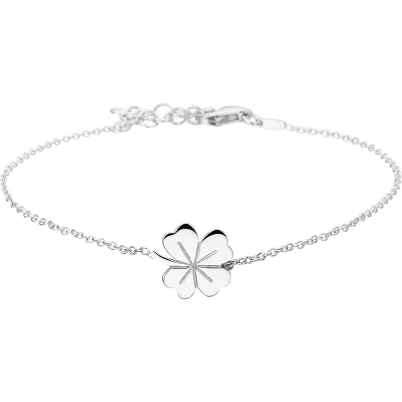 Treasure Collection TC-42985 Zilveren armband klavertje