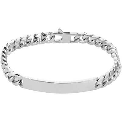 Treasure Collection TC-50272 Zilveren graveerarmband gourmet 7 mm J094