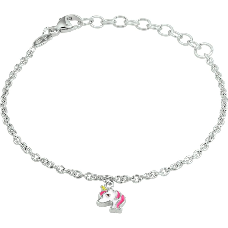 Treasure Collection TC-57862 Zilveren kinder eenhoorn armband 13-16 cm