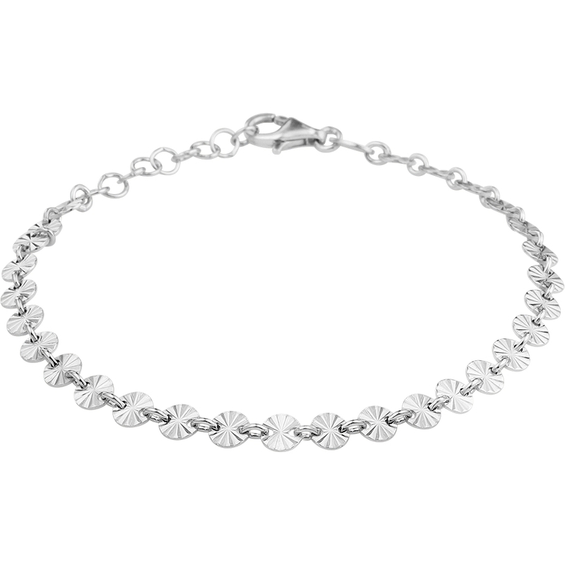 Treasure Collection TC-46340 Zilveren enkelbandje 24-26 cm