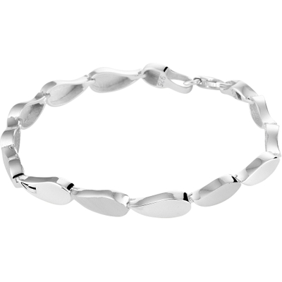 armband polimat 56 mm 19 cm zilver gerhodineerd