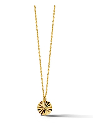 collier rondje 40 - 42 - 44 cm 14K geelgoud