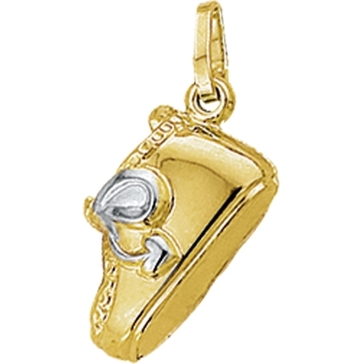 Treasure Collection TC-20398 Gouden schoen bedel 14x7 mm