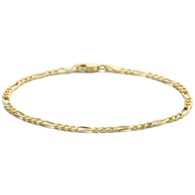 Treasure Collection TC-43562 Geelgouden armband met figaro schakel