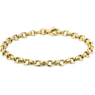 The House Of Jewels THOJ0615 14 karaat gouden jasseron armband 4,3 mm 19 cm H164