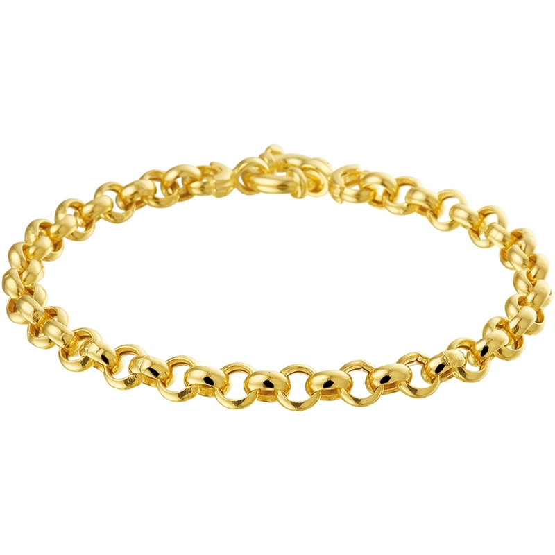 The House Of Jewels THOJ0764 14 karaat gouden jasseron armband 5,5 mm