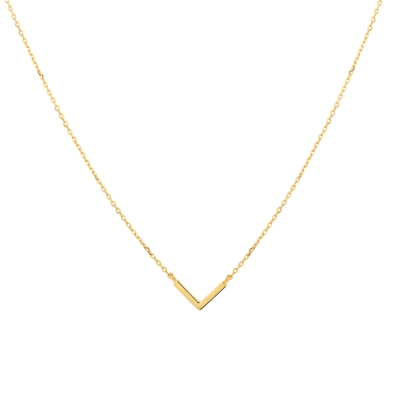 Treasure Collection TC-43828 Gouden ketting V vorm