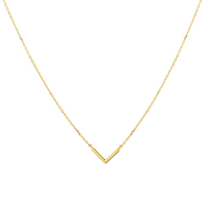 Treasure Collection TC-43828 Gouden ketting V vorm
