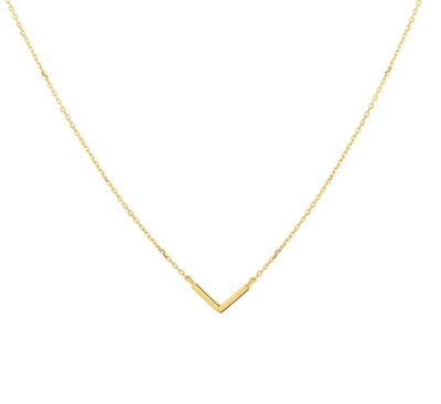 Treasure Collection TC-43828 Gouden ketting V vorm