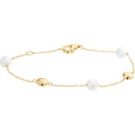 The House Of Jewels THOJ2512 14 karaat gouden armband met parels