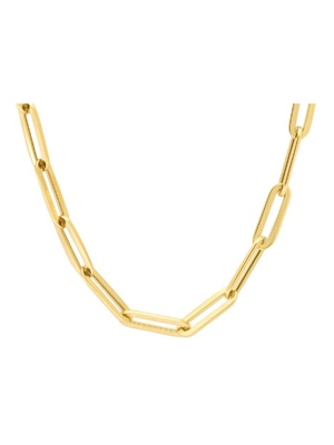 The House Of Jewels THOJ0668 14 karaat gouden ketting met paperclip schakel 5 mm