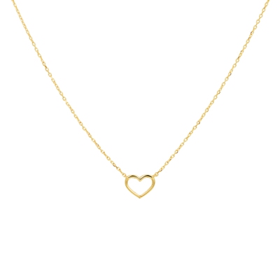 Treasure Collection TC-43820 Gouden ketting hart