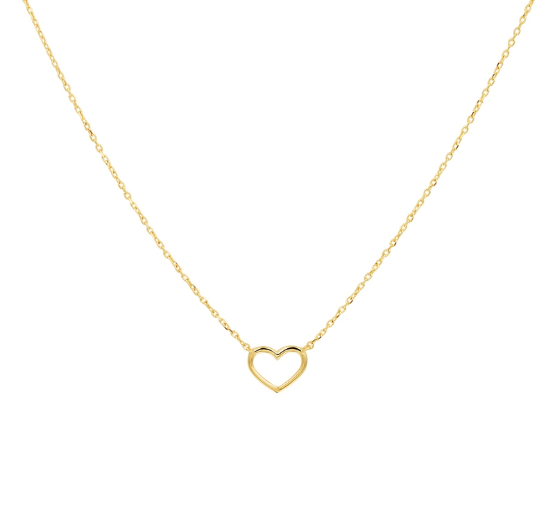 Treasure Collection TC-43820 Gouden ketting hart