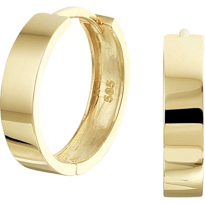 Treasure Collection TC-49227 14 karaat gouden klapcreolen 3 mm