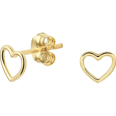 Treasure Collection TC-49222 14 karaat gouden oorknoppen hartje 5,5 mm