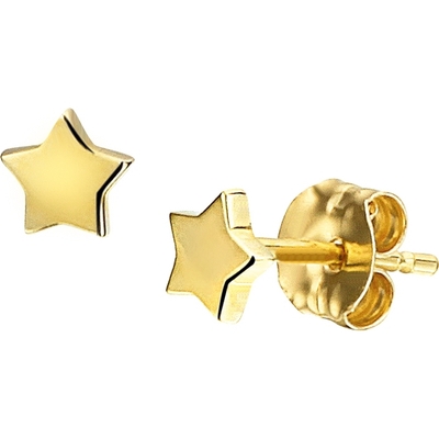 Treasure Collection TC-49141 14 karaat gouden oorknopjes ster 4 mm