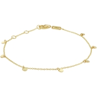 Treasure Collection TC-52213 14 karaat gouden bedel armband 17-19 cm