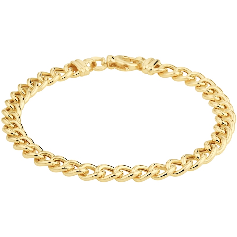 The House Of Jewels THOJ0598 14 karaat gouden gourmet armband 19 cm