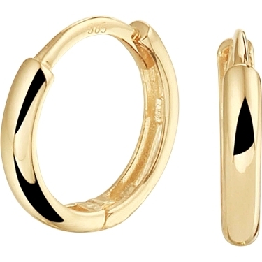 Treasure Collection TC-881866 14 karaat gouden klapcreolen 2 mm