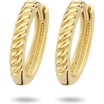 Treasure Collection N600 14 karaat gouden klapcreolen 13 mm