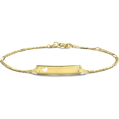 TC-882450 14 k gouden graveerarmband