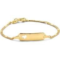 TC-882049 14k gouden plaatarmbandje hart