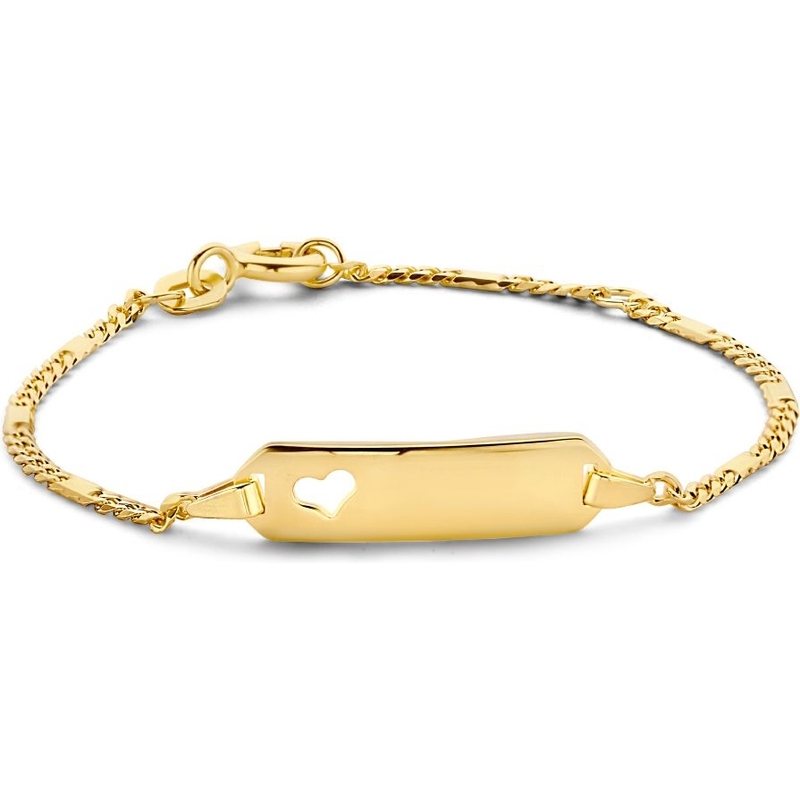 TC-882049 14k gouden plaatarmbandje hart