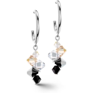 Coeur de Lion 4639/21-1318 Dancing Crystals oorhangers 4,5 cm