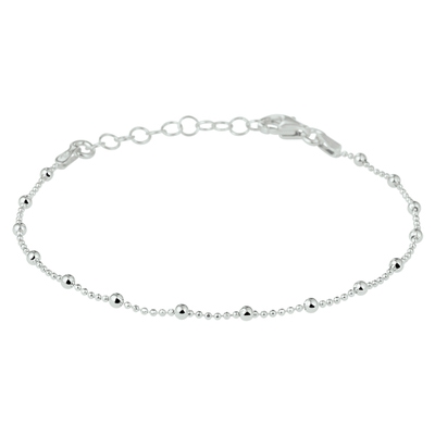 Treasure Collection TC-52258 Zilveren armband met bolletjes 16-19 cm