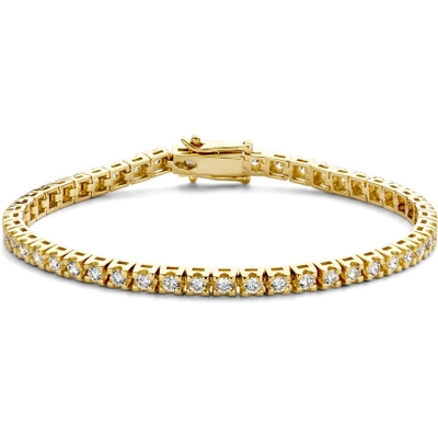 Aurore Jewelry AA15800300 Chloe 18k gouden armband met 3 ct lab grown diamant