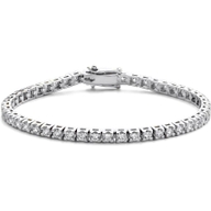 Aurore Jewelry AA25800300 Chloe 18k witgouden armband met 3 ct lab grown diamant