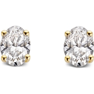 Aurore Jewelry OA15730050 Franky 18k gouden oorknopjes met 0,50 lab grown diamant