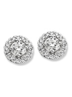 Aurore OA25100150 Emma 18 karaat witgouden oorknopjes met 1,50 ct lab grown diamant