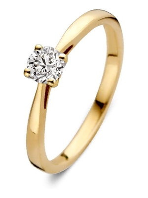 Aurore RA15010030 Olivia 18 karaat gouden ring met 0,30 ct lab grown diamant