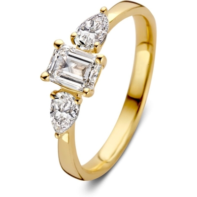 Aurore Jewelry RA15610090 Lize 18k gouden ring met 0,90 ct lab grown diamant