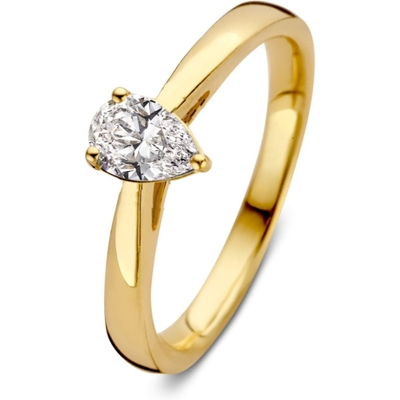 Aurore Jewelry RA15710030 Ava 18k gouden solitair ring met 0,30 ct lab grown diamant