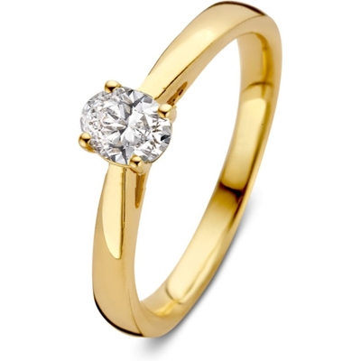 Aurore Jewelry RA15730030 Franky 18k gouden solitair ring met 0,30 ct lab grown diamant