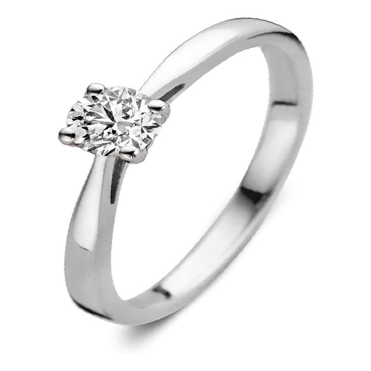 Aurore RA25010030 Olivia 18 karaat gouden ring met 0,30 ct lab grown diamant